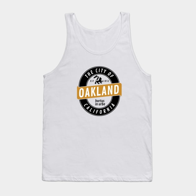 Oakland-CA - Garden in the City Tank Top by LocalZonly